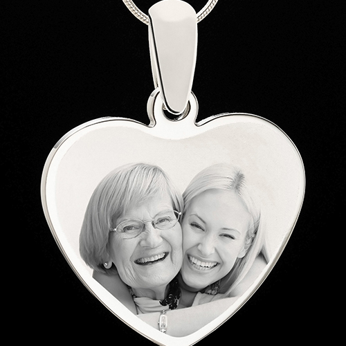 Photo Engraved Heart